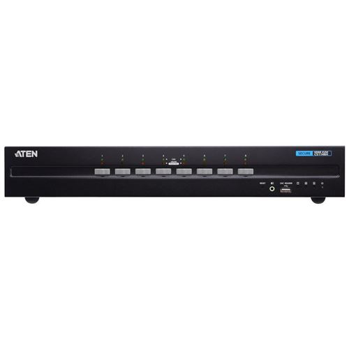 ATEN CS1148H, commutateur KVM sécurisé, 8 ports, double affichage HDMI, USB, audio