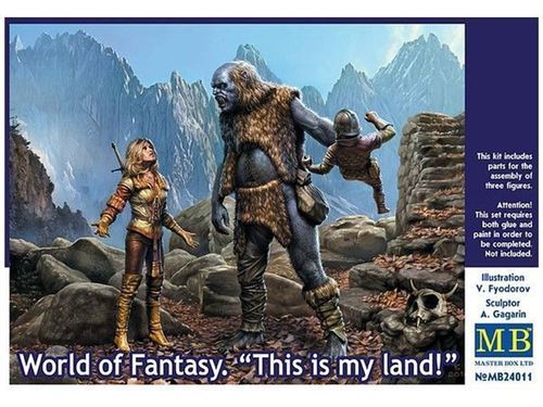 Figurine : world of fantasy - this is my land ! master box