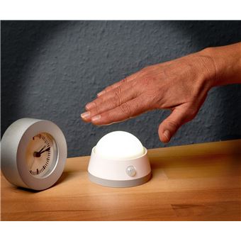 Brennenstuhl Veilleuse LED à piles avec détecteur de mouvement infrarouge  et interrupteur 3 modes, coloris blanc, Quantité : 1 - Achat & prix