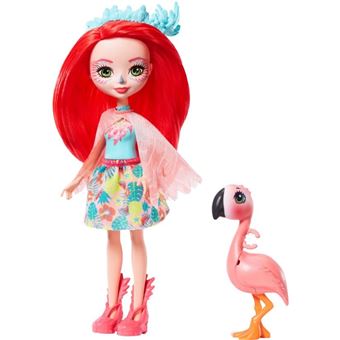 Poupée Enchantimals Fanci Flamant et Swash 15 cm