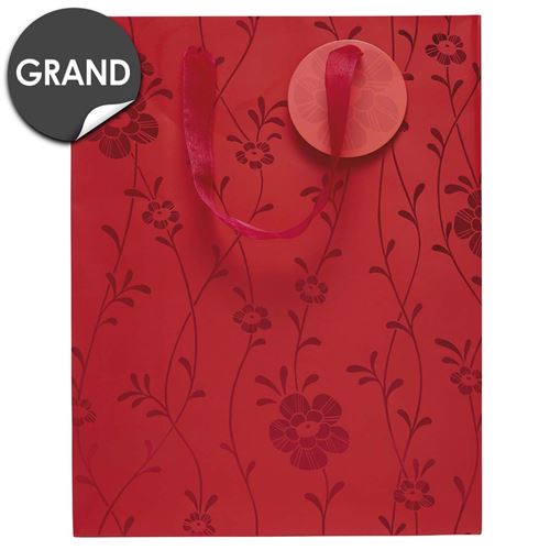 Draeger la carterie Sac Cadeau Grand format Rose Multicolore