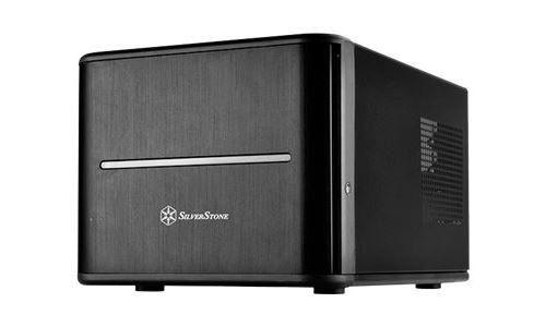 SilverStone Case Storage CS280 - SFF - mini ITX - geen voeding - USB/Audio