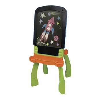 Chevalet VTech 2 En 1 – Tableau Blanc & Noir – 26 Aimants Lettres – Livre Tactile – Dès 3 Ans – Jeu Éducatif