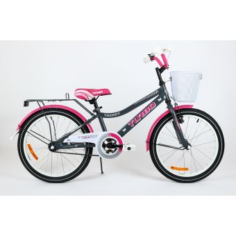 211 16 Sur Cassie Velo De Ville Enfant 2 Roues 20 Acces Bas Velo Fille Cadre Acier Porte Bagage Panier Bequille Catadioptres Gris Rose Velos Achat Prix Fnac