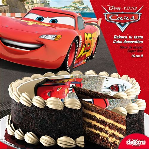 disque en sucre cars 16 cm