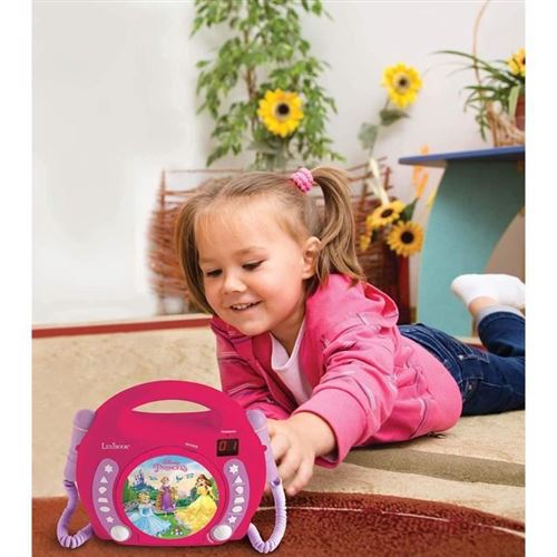 Lexibook Disney Princesses Lecteur Cd Karaoke Enfant Avec 2 Microphones Jouet Multimedia Achat Prix Fnac