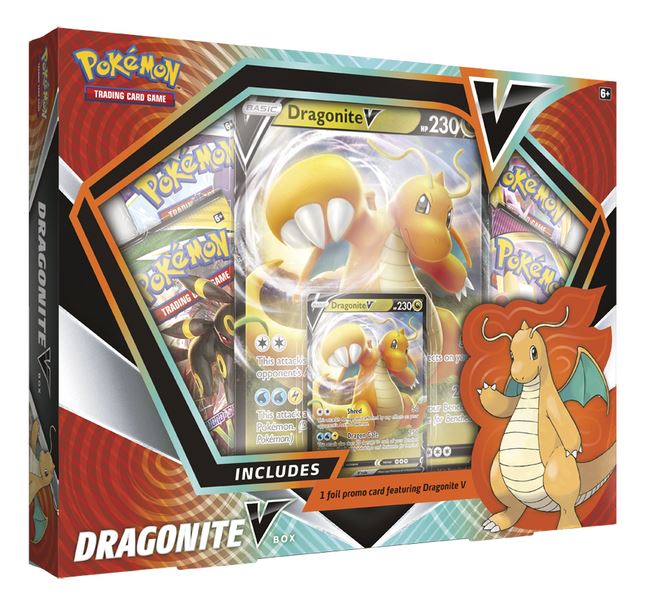 Coffret Pokémon JCC Dracolosse V Box - Carte à collectionner - Achat & prix