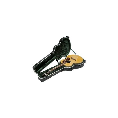 SKB 1SKB-20 Coque rigide universelle avec Loquet TSA/Poignée surmoulée pour Guitare acoustique Jumbo Noir