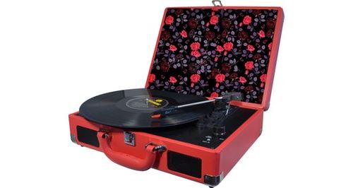 Platine disque HALTERREGO H.TURN RED&FLOWERS