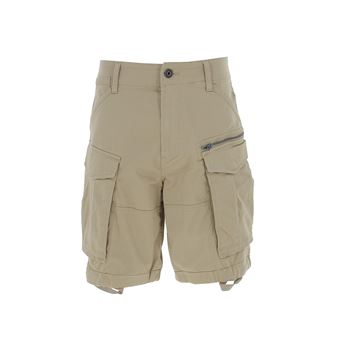 Short bermuda G star Rovic zip relaxed 12 dune Beige Taille : 33 - 1