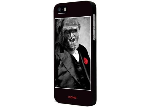 Coque rigide iPhone 5s motif Monkey Flower Red