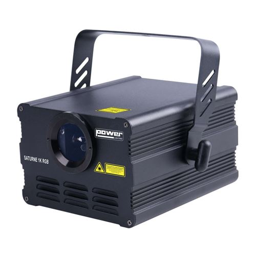 Power Lighting Saturne 1k Rgb - Laser à animations Rouge, Vert, Bleu 1000 MW