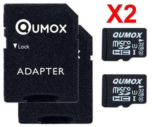 32 Go 32 GB micro SD classe 10 UHS-I x2 Qumox
