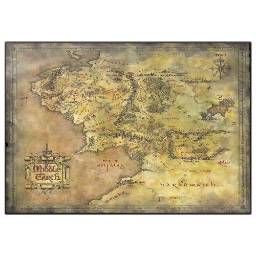 Sous Main Ecole Le Seigneur Des Anneaux Mapa