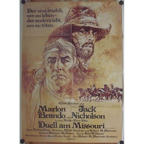 Duell Am Missourri AFFICHE CINEMA ORIGINALE