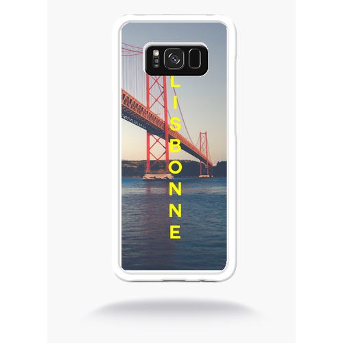 Coque Lisbonne Compatible Samsung S8+ Bord Transparent
