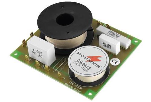 Filtre 2 voies pour haut-parleur 8 Ohms Monacor DN-2618