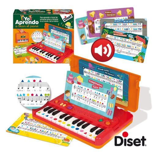 J´apprends a jouer au piano Diset