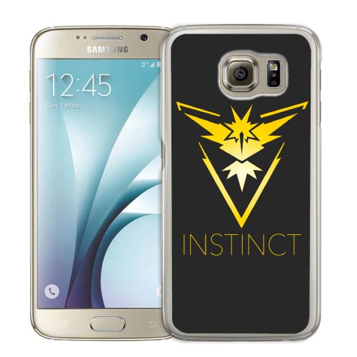 Coque pour Samsung Galaxy S7 pokémon go team jaune