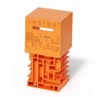 Jeu de société Inside3 Cube Labyrinthe Mean 0 Orange
