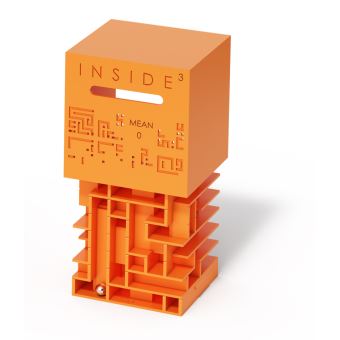 Jeu de société Inside3 Cube Labyrinthe Mean 0 Orange