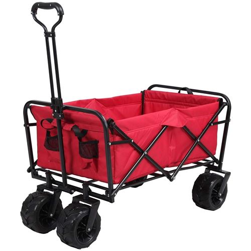 Meister 6816930 Bolderwagen avec sac de rangement 74x17x50 cm rouge / noir