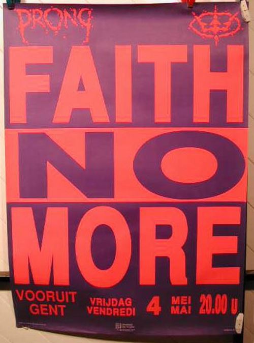 FAITH NO MORE - 64x90 cm - AFFICHE / POSTER