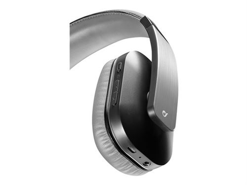 Cellular Line Concilio - Écouteurs avec micro - sur-oreille - Bluetooth - sans fil - noir