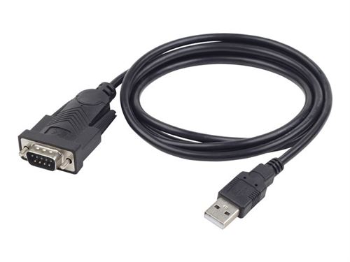Cablexpert UAS-DB9M-02 - Câble USB / série - USB (M) pour DB-9 (M) - 1.5 m - noir