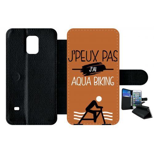 Etui à rabat samsung galaxy s5 j peux pas j ai aqua biking 7