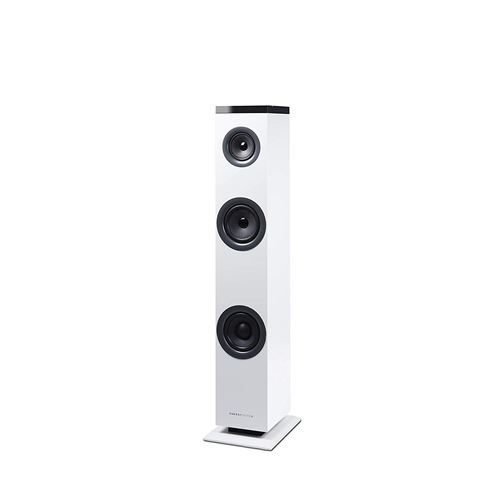 Energy Sistem Tower 1 (Toren-audiosysteem met Bluetooth 4,1, 30 W vermogen, RCA, 3,5 mm Audio-In) - wit