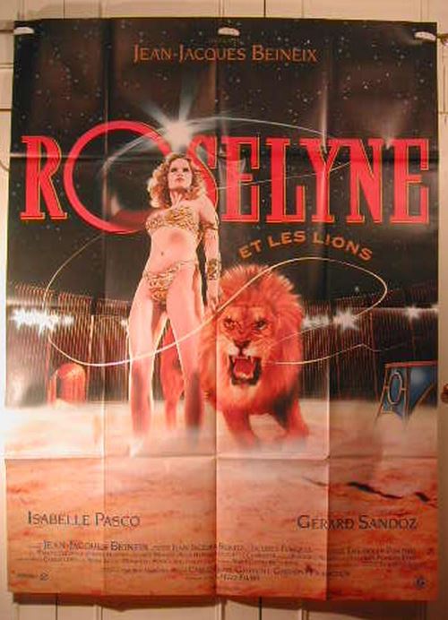 Roselyne et les lions - affiche pliée - 116x158 cm - AFFICHE / POSTER