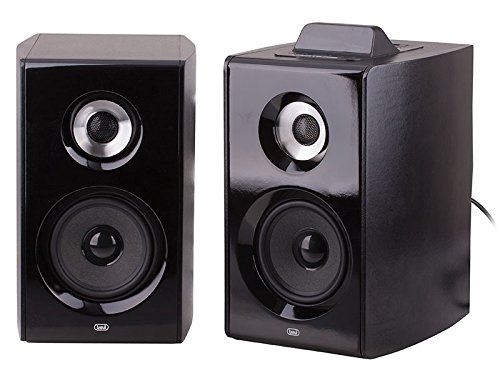 Trevi AVX 598 USB - Luidsprekers - 2-weg - glanzend zwart