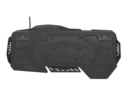 Trust GXT 850 Métal Gaming Clavier (Éclairage LED, métal Panneau supérieur, 12 Touches multimédias, USB, QWERTZ, Anti ghosting Clavier Allemand)