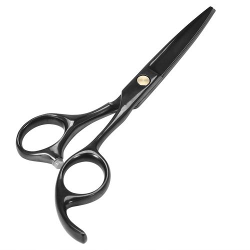 Ciseaux Coupe De Cheveux 5.5 pouces coiffeur plat Noir