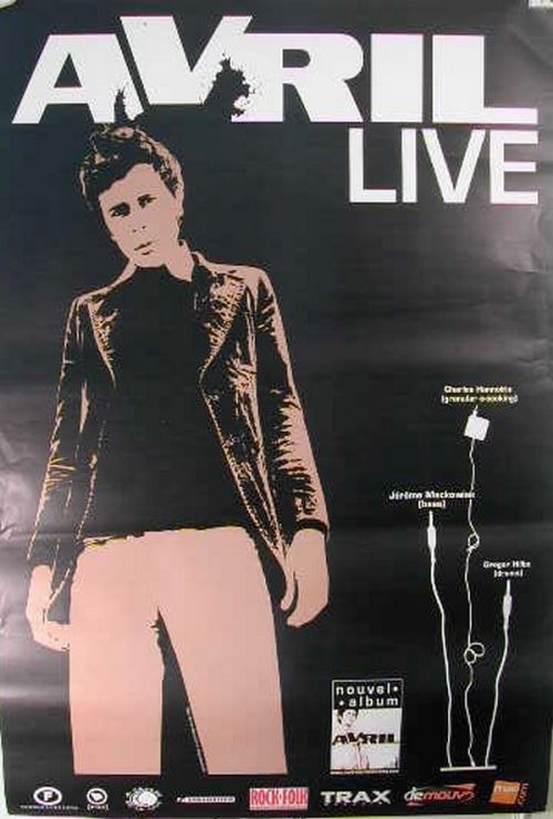 Avril Live - 80x120 cm - AFFICHE / POSTER