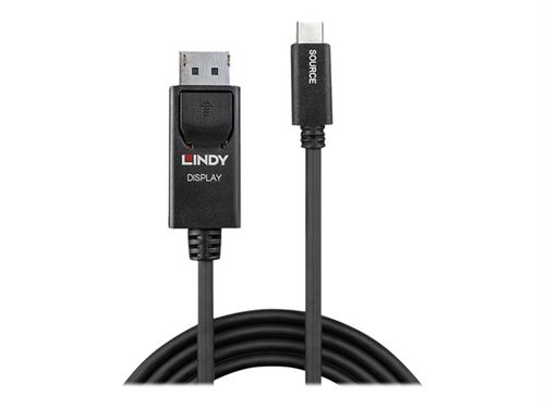 Lindy 43267 câble adaptateur usb type c vers displayport 4k60 2 m
