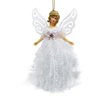9€47 sur Peluche pendentif Ange - décoration de sapin de noël - Blanc, 19CM  - Sapin de Noël - Achat & prix