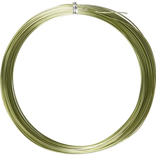 Creotime fil aluminium 16 m rond 1 mm vert