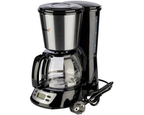 Korona electric 12113 machine à café avec minuteur inox noir