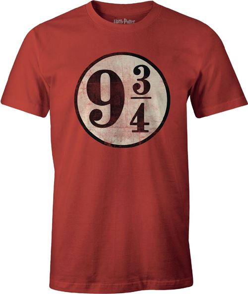 T-shirt Harry Potter - 9 3/4 - XL - Rouge