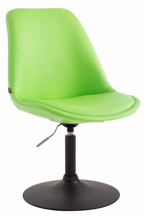 Chaise de salle à manger MAVERICK similicuir , Vert/Noir