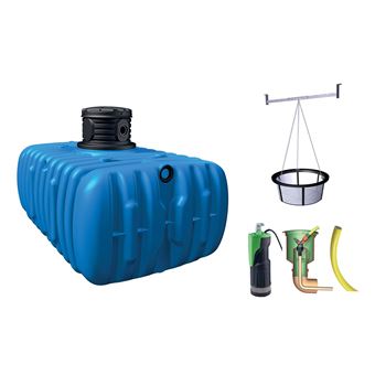 Récupérateur Deau De Pluie à Enterrer Extra Plat 3000 L