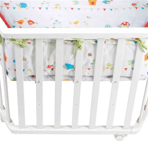 Parc Bebe Hexagonal Woodland En Bois Blanc Parcs Achat Prix Fnac