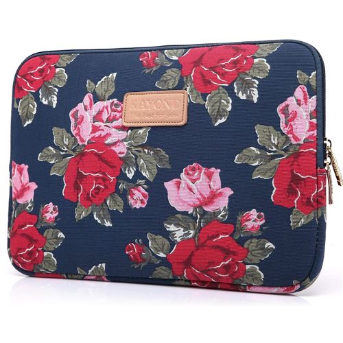 14€02 sur Housse de transport motif fleur pour votre ordinateur portable 15  Pouce - Rose clair (396x278x23mm) - Housses PC Portable - Achat & prix