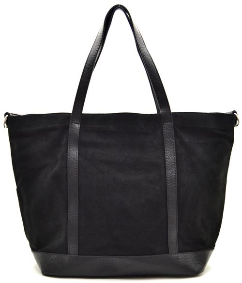 OH MY BAG Sac porté épaule Cuir porté épaule main bandoulière et de travers Femmes en véritable cuir fabriqué en Italie - modèle IRUPU Noir