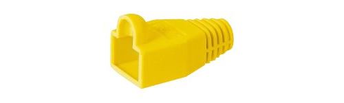 GOOBAY  Protecteur de Connecteur RJ45 Jaune Pack 10 Unit&eacute;s