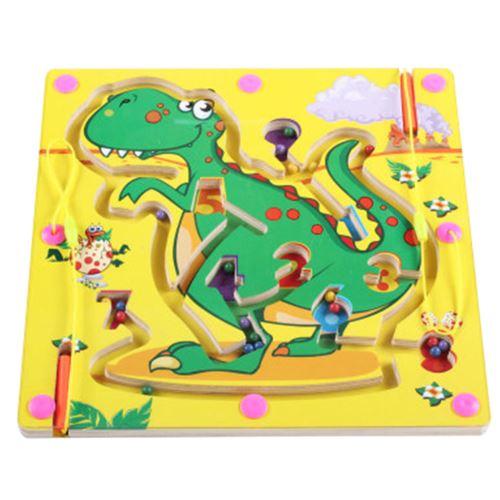 Enfants Magnetic Maze Jouets enfants Jouets en bois Jeu en bois Board Jigsaw intellectuelle Pealer6393