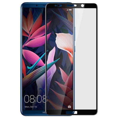 Film de protection pour huawei mate 10 pro protection ecran verre trempé contour noir