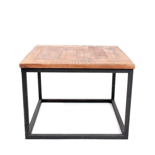 Table basse bois et métal Dunk - Dimensions - 60x60 cm